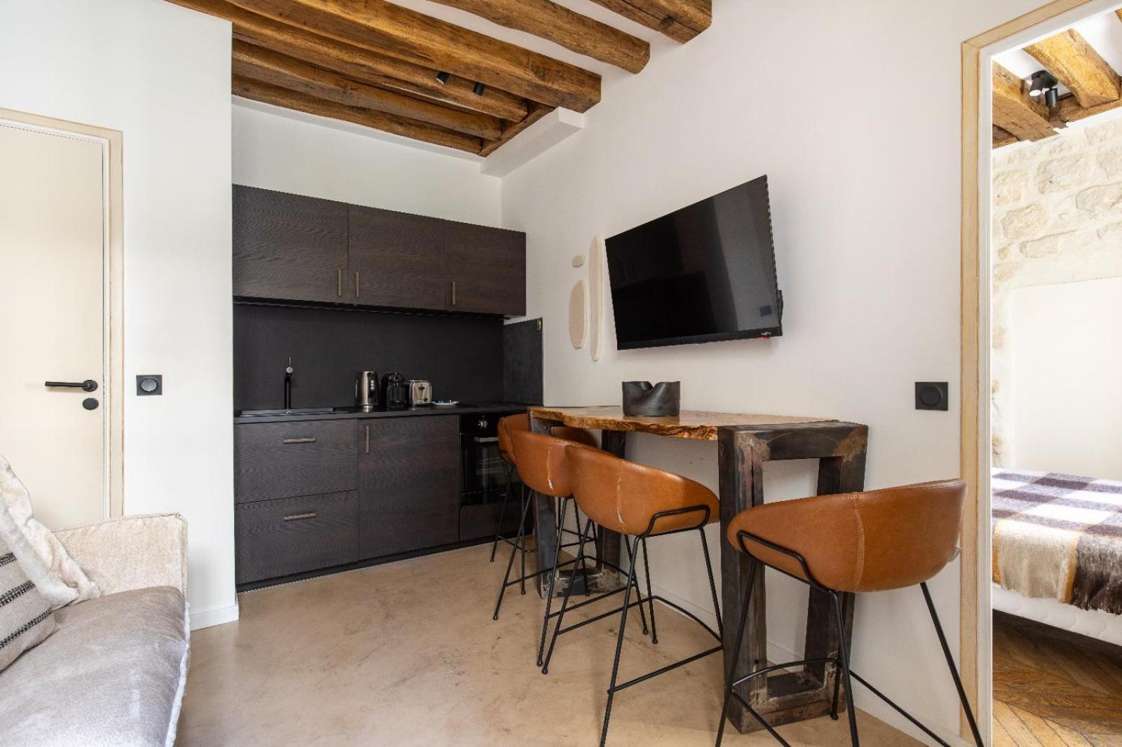 Authentic Apartment - 1Br-4P - Le Marais Párizs Kültér fotó